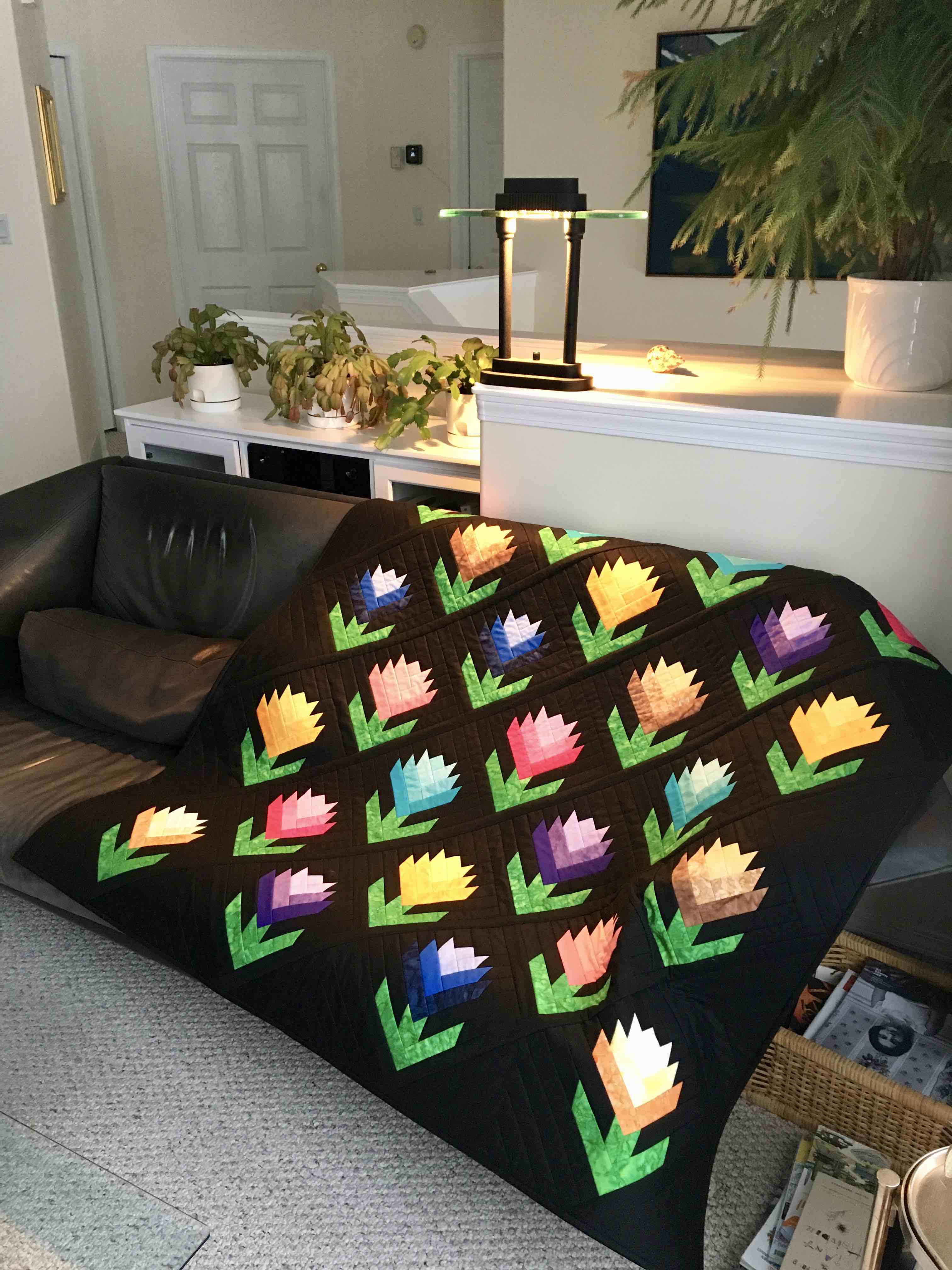 This new quilt illuminates the whole room!